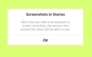 Does Instagram notify when you take a screenshot